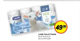 Bunnpris Lambi ToalettPapir tilbud