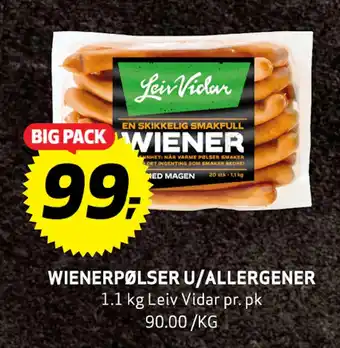 Wienerpølser U/Allergener
