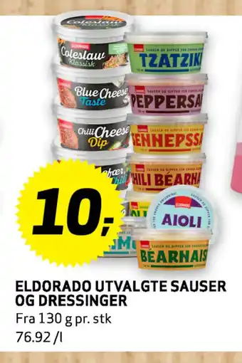 Bunnpris ELDORADO UTVALGTE SAUSER OG DRESSINGER tilbud
