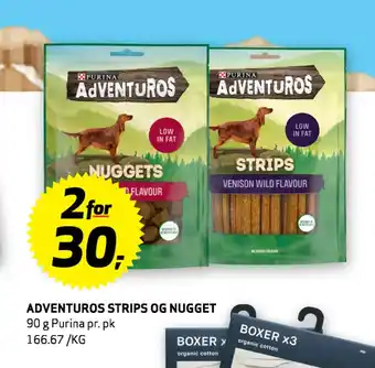 Bunnpris ADVENTUROS STRIPS OG NUGGET tilbud