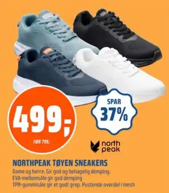 Coop Obs NORTHPEAK TØYEN SNEAKERS tilbud