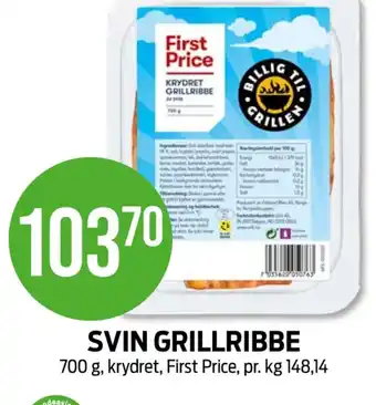 Kiwi First price ribbe tilbud