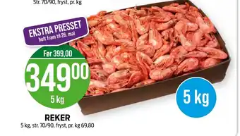 Kiwi Ukjent reker tilbud