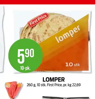 First price lomper