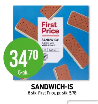 Kiwi First price sandwich issnack tilbud