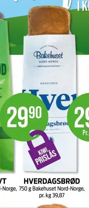 Kiwi Bakehuset hverdagsgrovt tilbud