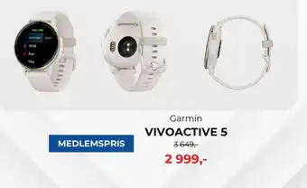 Sport 1 Garmin VIVOACTIVE 5 tilbud