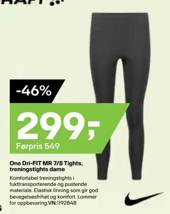XXL Sport One Dri-FIT MR 7/8 Tights, treningstights dame tilbud