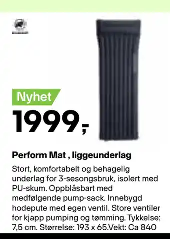 XXL Sport Perform Mat , liggeunderlag tilbud