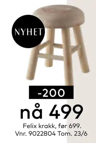Skeidar Felix krakk tilbud
