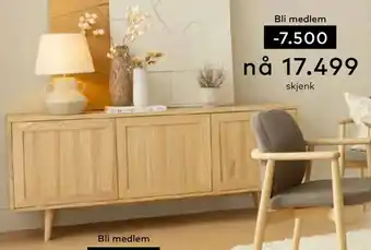Skeidar Woodcraft skjenk tilbud