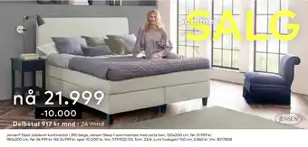 Skeidar Jensen Opal Jubileum kontinental tilbud