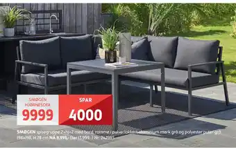 Bohus SMØGEN HJØRNESOFA tilbud