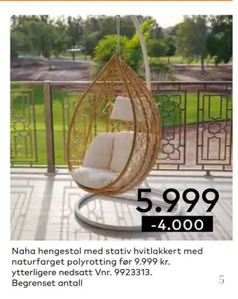 Naha hengestol
