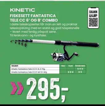 Sport Outlet FISKESETT FANTASTICA TELE CC 6’ OG 8’ COMBO tilbud