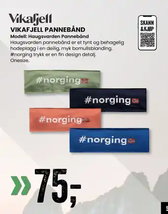Sport Outlet VIKAFJELL PANNEBÅND tilbud