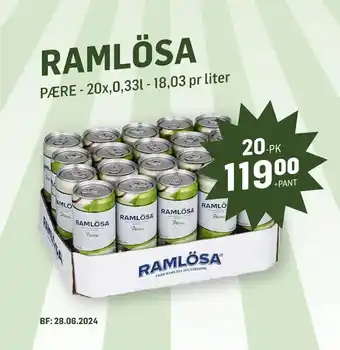 Holdbart RAMLÖSA tilbud