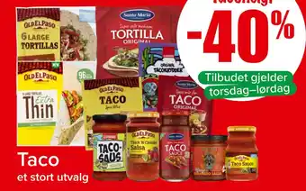 Spar Taco tilbud