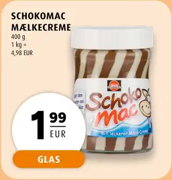 Scandinavian Park SCHOKOMAC MÆLKECREME tilbud