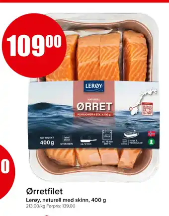 Spar Ørretfilet tilbud