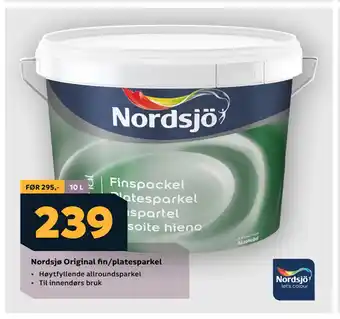 Megaflis Nordsjø Original fin/platesparkel tilbud