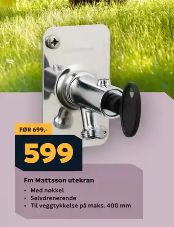 Megaflis Fm Mattsson utekran tilbud