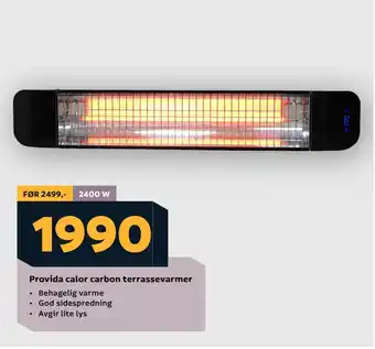 Megaflis Provida calor carbon terrassevarmer tilbud