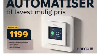 Megaflis Ebeco Eb-Therm 500 termostat tilbud