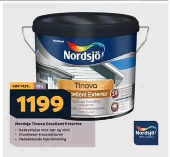 Megaflis Nordsjø Tinova Excellent Exterior tilbud