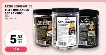 Scandinavian Park REXIM SCHULKREIDE ELLER HOLLANDSK SØD LAKRIDS tilbud