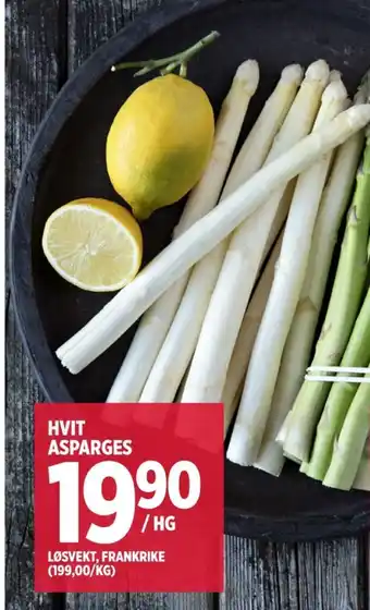 Meny Ukjent asparges tilbud