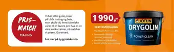 Byggmakker EKSTERIØRMALING tilbud