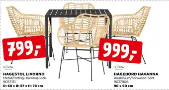 jem & fix HAGEBORD HAVANNA tilbud