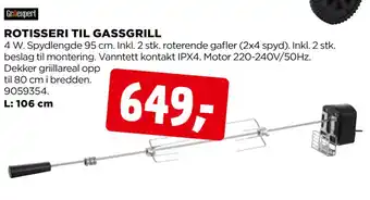 jem & fix ROTISSERI TIL GASSGRILL tilbud