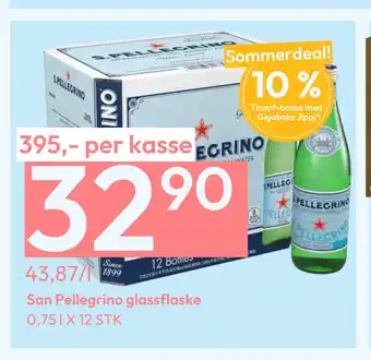 Gigaboks San Pellegrino glassflaske tilbud
