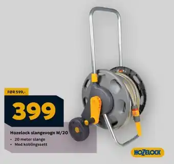 Megaflis Hozelock slangevogn M/20 tilbud