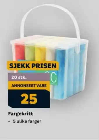 Megaflis Fargekritt tilbud