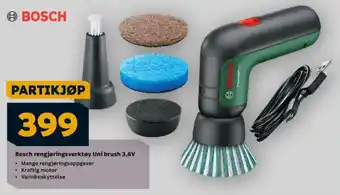 Megaflis Bosch rengjøringsverktøy Uni brush 3,6V tilbud
