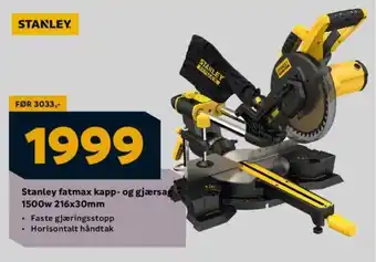 Megaflis Stanley fatmax kapp- og gjærsag tilbud