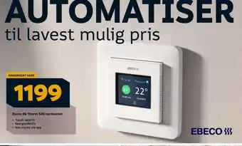 Megaflis Ebeco Eb-Therm 500 termostat tilbud