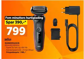 POWER BARBERMASKIN tilbud