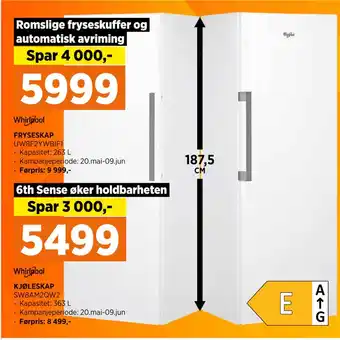 POWER KJØLESKAP tilbud