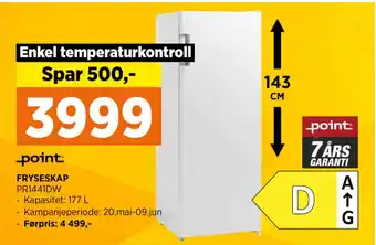 POWER FRYSESKAP tilbud