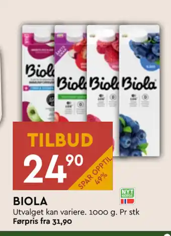 Coop Mega BIOLA tilbud