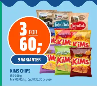 Coop Obs KIMS CHIPS tilbud