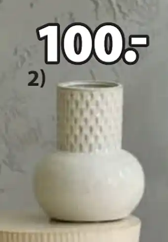 JYSK INGBERT VASE tilbud