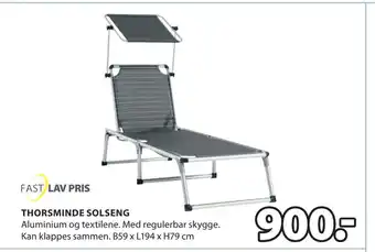 JYSK THORSMINDE SOLSENG tilbud