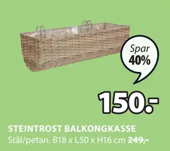 JYSK STEINTROST BALKONGKASSE tilbud