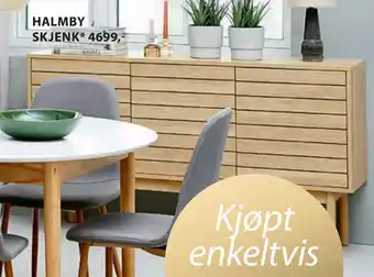JYSK HALMBY SKJENK tilbud