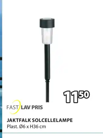 JYSK JAKTFALK SOLCELLELAMPE tilbud